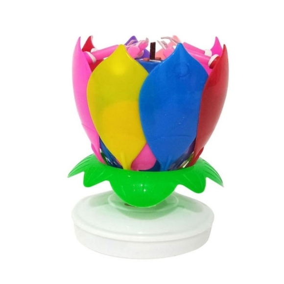 Birthday flower Candle - Picture 2 of 4